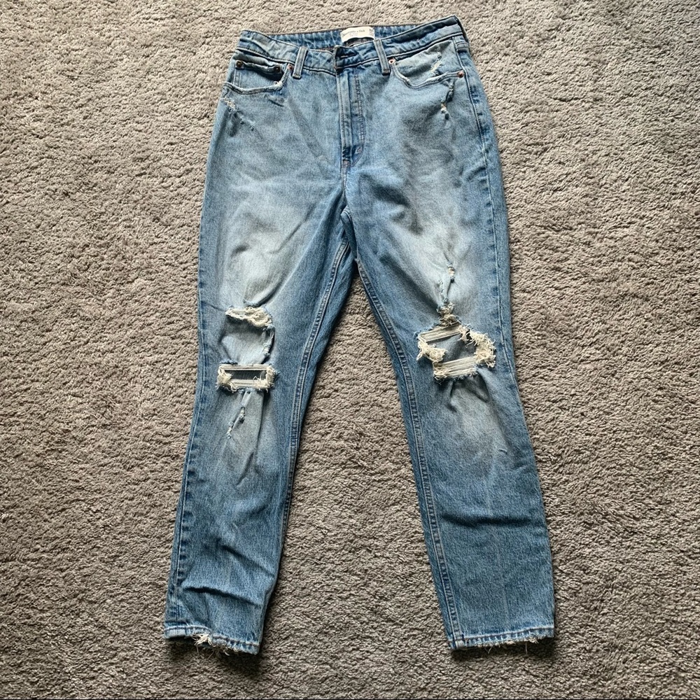 Abercrombie & Fitch Curve Love The Skinny High Rise